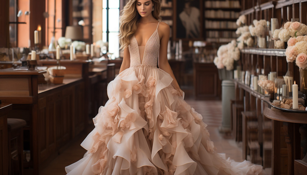 What are the criteria to consider when choosing a wedding dress?